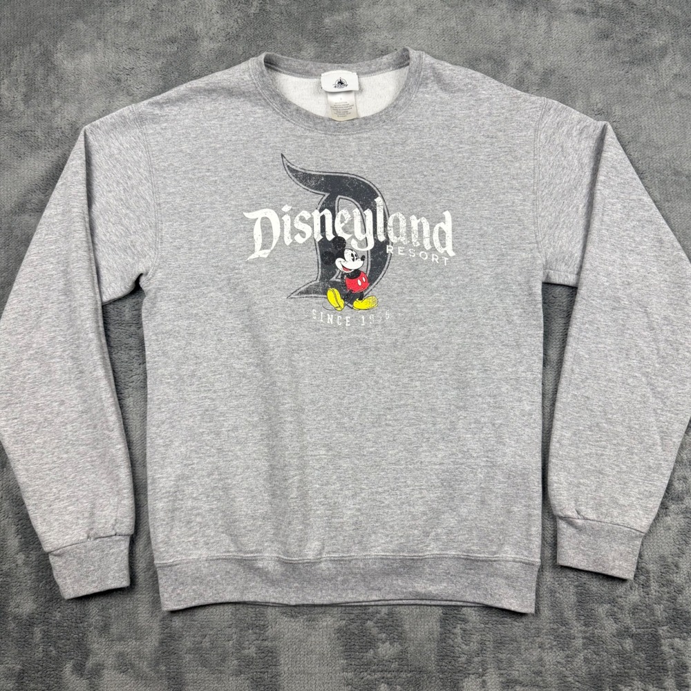 Disney Parks Disneyland Resort Mickey Mouse Gray Sweatshirt Small